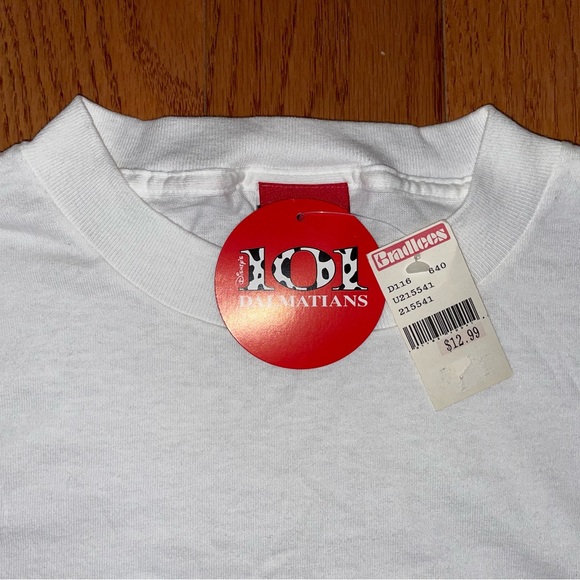Vintage Disney 101 Dalmatians White T-Shirt - One Size Fits All - Picture 4 of 12
